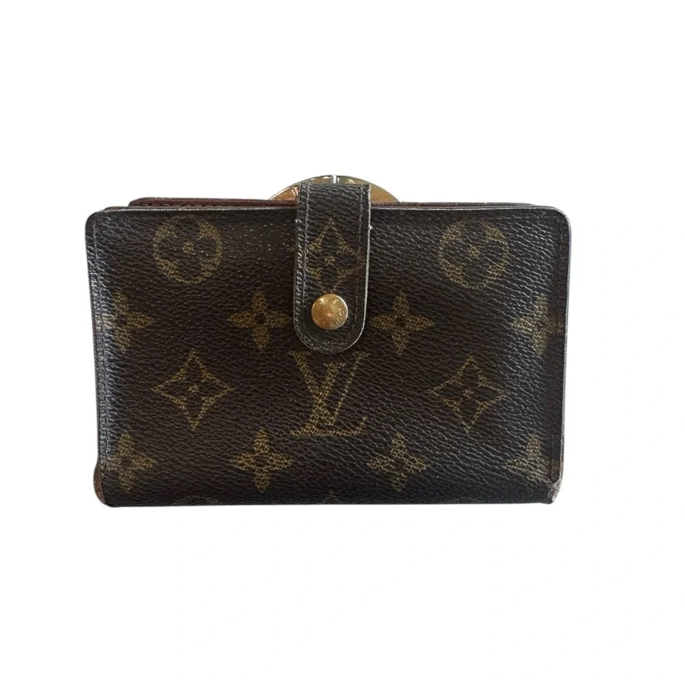 Vintage Louis Vuitton Monogram Viennois Wallet- French Kisslock
